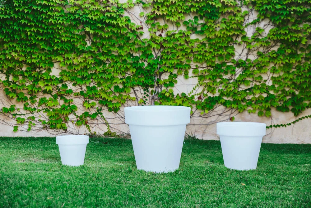 Pot De Fleurs Magnolia 80 ø80x76cm - Blanc 4 Pot De Fleurs Magnolia 80 ø80x76cm - Blanc – Image 2