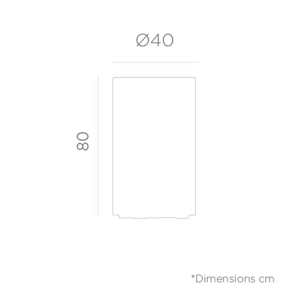 Pot De Fleurs Hortensia 40 High ø40x80cm - Couleur Terracota 5 Pot De Fleurs Hortensia 40 High ø40x80cm - Couleur Terracota – Image 3