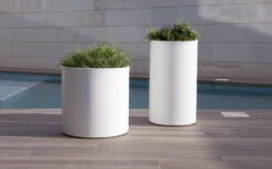 Pot De Fleurs Hortensia 40 High ø40x80cm - Blanc -Magasin De Fournitures De Jardin 6470a36bba5129.23202162