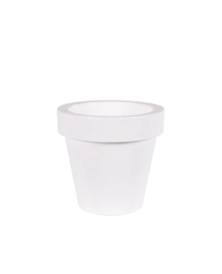 Pot De Fleurs Magnolia 120 ø120x114cm - Blanc