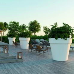 Pot De Fleurs Magnolia 160 ø160x152cm - Blanc -Magasin De Fournitures De Jardin 6470a37f487345.56852481