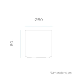 Pot De Fleurs Hortensia 80 ø80x80cm - Blanc -Magasin De Fournitures De Jardin 6470a38e65cc78.04676712