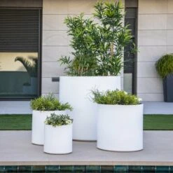 Pot De Fleurs Hortensia 80 ø80x80cm - Blanc -Magasin De Fournitures De Jardin 6470a38e73d049.84398932