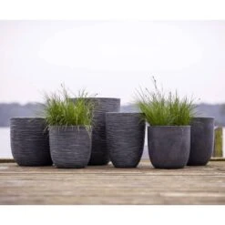 Pot à Fleurs Waste Rib 46x58 Cm Gris -Magasin De Fournitures De Jardin 64798960172b66.85670356