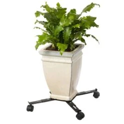 Nature Support Roulant Réglable Pour Plantes 4 Bras Métal Noir -Magasin De Fournitures De Jardin 64798cbe858ac2.65341330