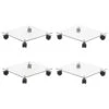 VIDAXL Supports Roulants à Plantes 4 Pcs 35x35 Cm Carré Verre Trempé -Magasin De Fournitures De Jardin 64798cbfe376f0.30124183