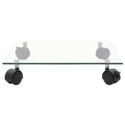 VIDAXL Supports Roulants à Plantes 4 Pcs 35x35 Cm Carré Verre Trempé -Magasin De Fournitures De Jardin 64798cbfe67974.47927884