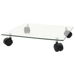 VIDAXL Supports Roulants à Plantes 4 Pcs 35x35 Cm Carré Verre Trempé -Magasin De Fournitures De Jardin 64798cbfe99827.14168693