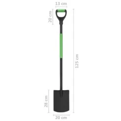VIDAXL Bêche à Creuser De Jardin Avec Poignée En D Acier -Magasin De Fournitures De Jardin 64798cc26d7af4.58156107