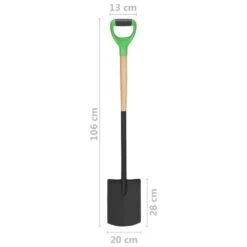 VIDAXL Bêche à Creuser De Jardin Avec Poignée En D Acier Et Bois Dur -Magasin De Fournitures De Jardin 64798cc502c921.56715186
