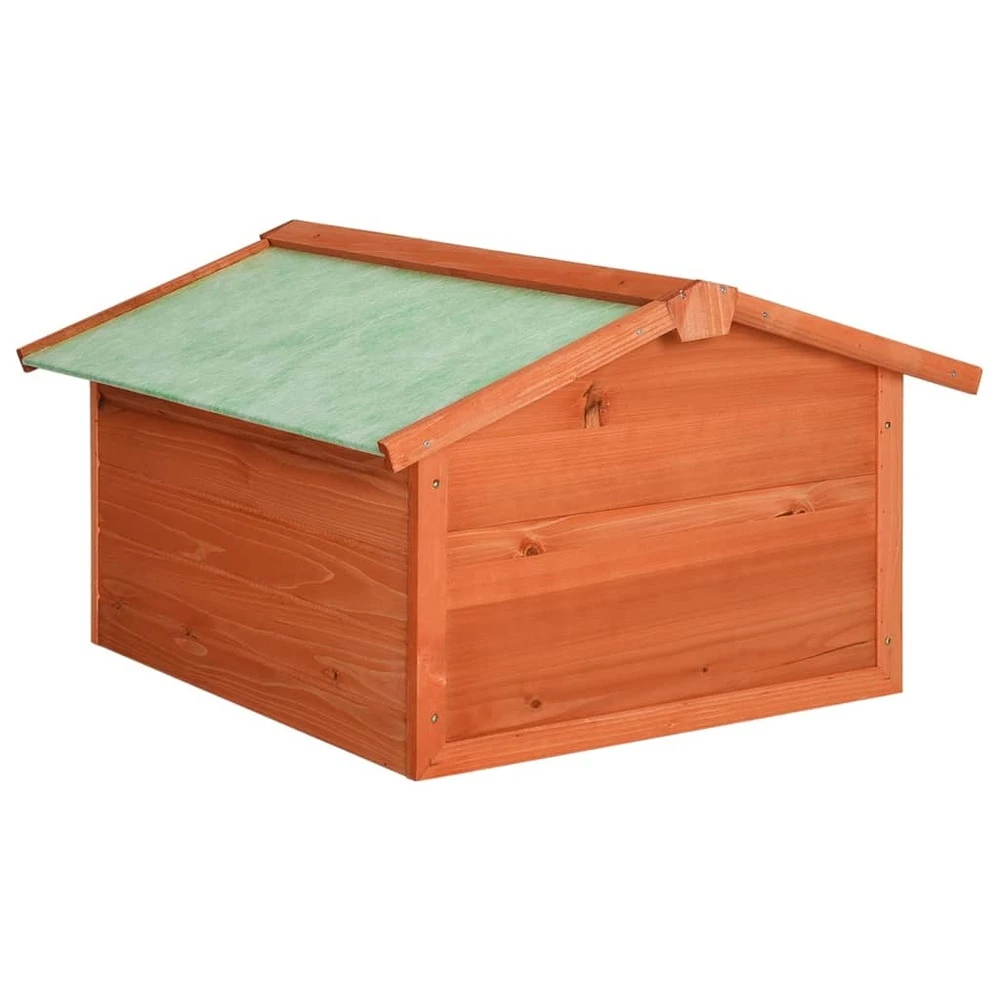 VIDAXL Garage De Tondeuse à Gazon 72x87x50 Cm Bois De Sapin Solide 8 VIDAXL Garage De Tondeuse à Gazon 72x87x50 Cm Bois De Sapin Solide – Image 6