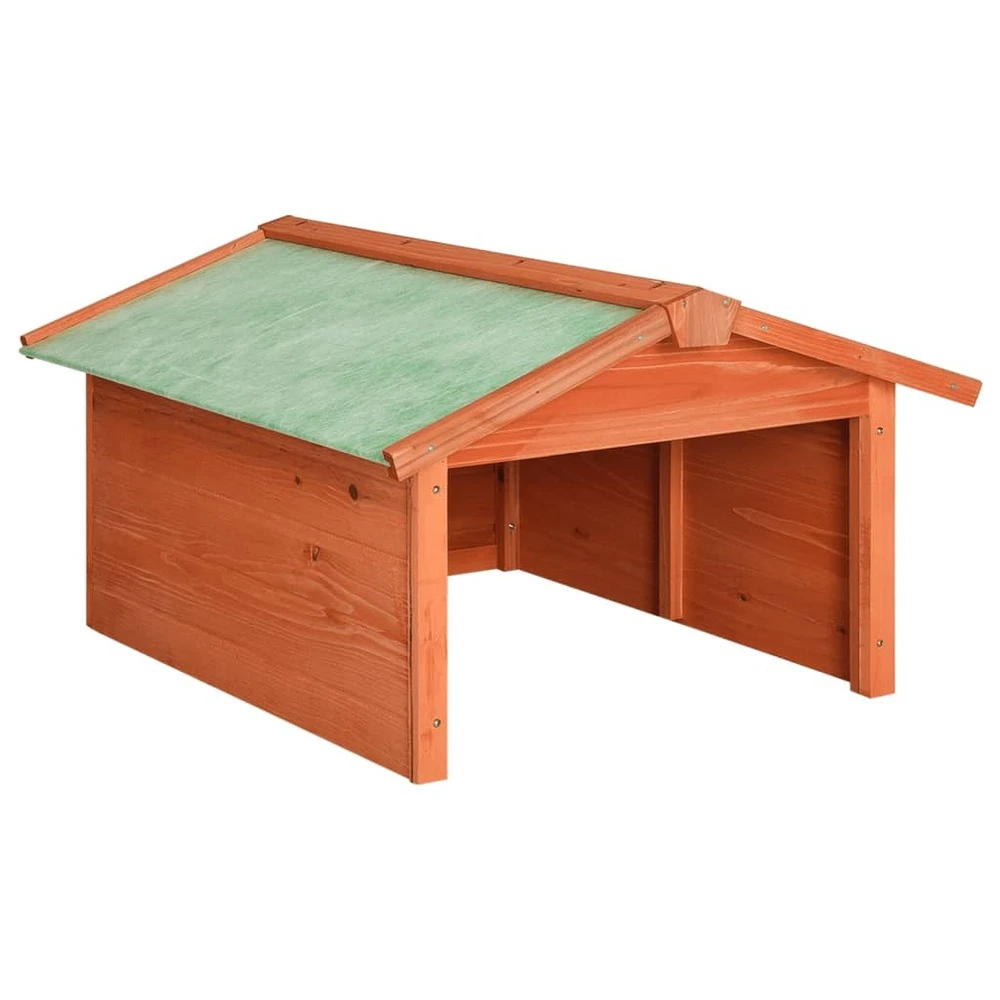 VIDAXL Garage De Tondeuse à Gazon 72x87x50 Cm Bois De Sapin Solide 4 VIDAXL Garage De Tondeuse à Gazon 72x87x50 Cm Bois De Sapin Solide – Image 2