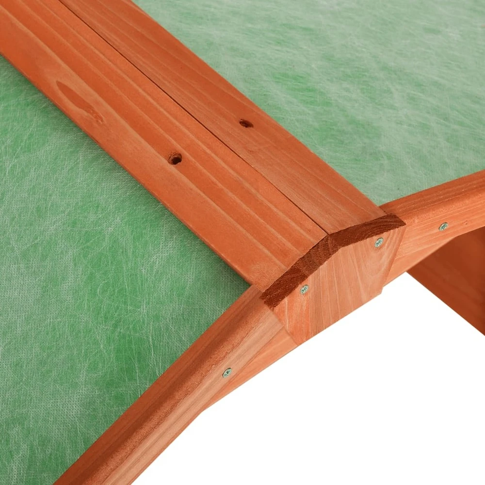 VIDAXL Garage De Tondeuse à Gazon 72x87x50 Cm Bois De Sapin Solide 9 VIDAXL Garage De Tondeuse à Gazon 72x87x50 Cm Bois De Sapin Solide – Image 7