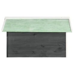 VIDAXL Garage De Tondeuse à Gazon 72x87x50 Cm Gris Et Blanc Sapin -Magasin De Fournitures De Jardin 6480d34d85a184.12916074