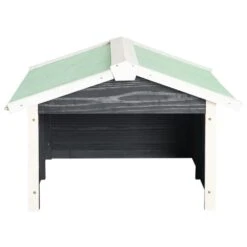 VIDAXL Garage De Tondeuse à Gazon 72x87x50 Cm Gris Et Blanc Sapin -Magasin De Fournitures De Jardin 6480d34d8c0866.09742867