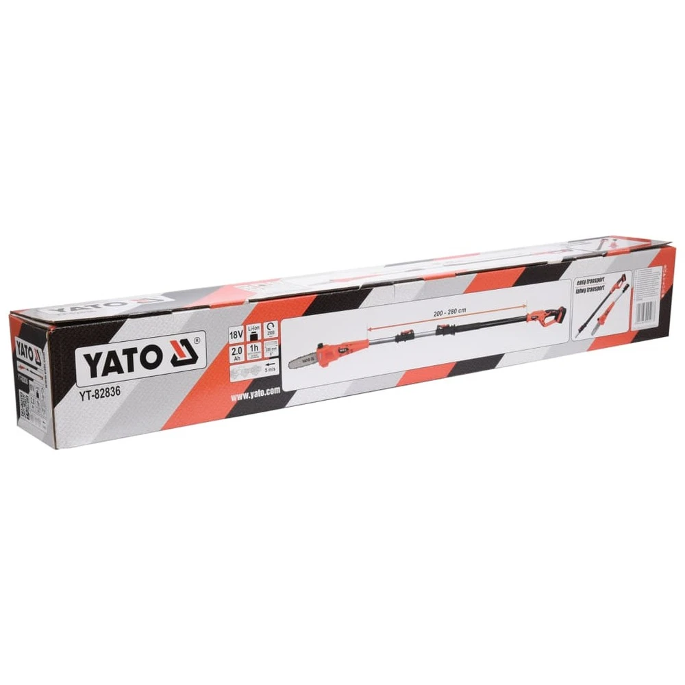YATO Tronçonneuse Télescopique Avec Batterie Li-ion 2,0ah 18 V 9 YATO Tronçonneuse Télescopique Avec Batterie Li-ion 2,0ah 18 V – Image 7