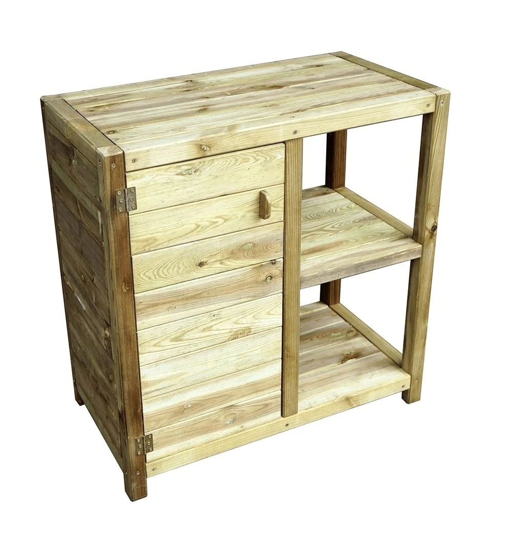 Table De Rempotage Avec étagères Et Porte - Essencia 3 Table De Rempotage Avec étagères Et Porte - Essencia