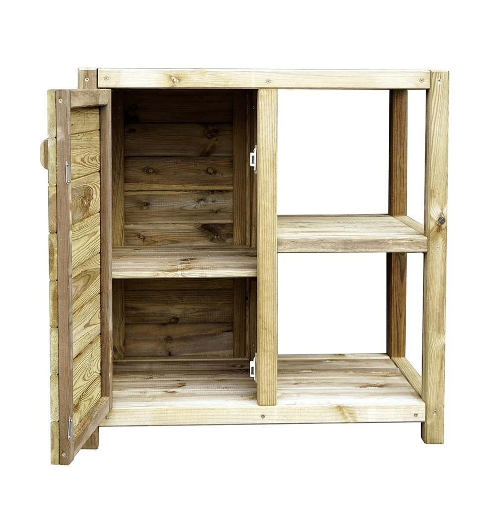 Table De Rempotage Avec étagères Et Porte - Essencia 4 Table De Rempotage Avec étagères Et Porte - Essencia – Image 2