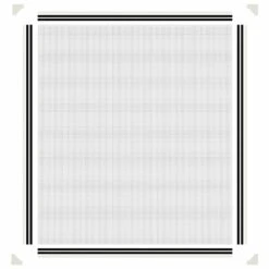 VIDAXL Moustiquaire Magnétique Pour Fenêtres Blanc 120x140 Cm -Magasin De Fournitures De Jardin 648b47457a2a34.88137095