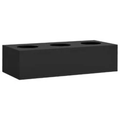 VIDAXL Boîte à Fleurs De Bureau Anthracite 90x40x23 Cm Acier -Magasin De Fournitures De Jardin 6498c6fe8a4455.83338415