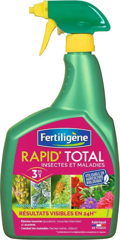 Traitement Insectes Et Maladies Rapid'Total Prêt à L'emploi UAB 800ml 3 Traitement Insectes Et Maladies Rapid'Total Prêt à L'emploi UAB 800ml