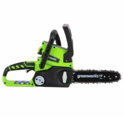 Greenworks Tronçonneuse Sans Batterie 24 V G24cs25 25 Cm 2000007 -Magasin De Fournitures De Jardin d39f40be53133812